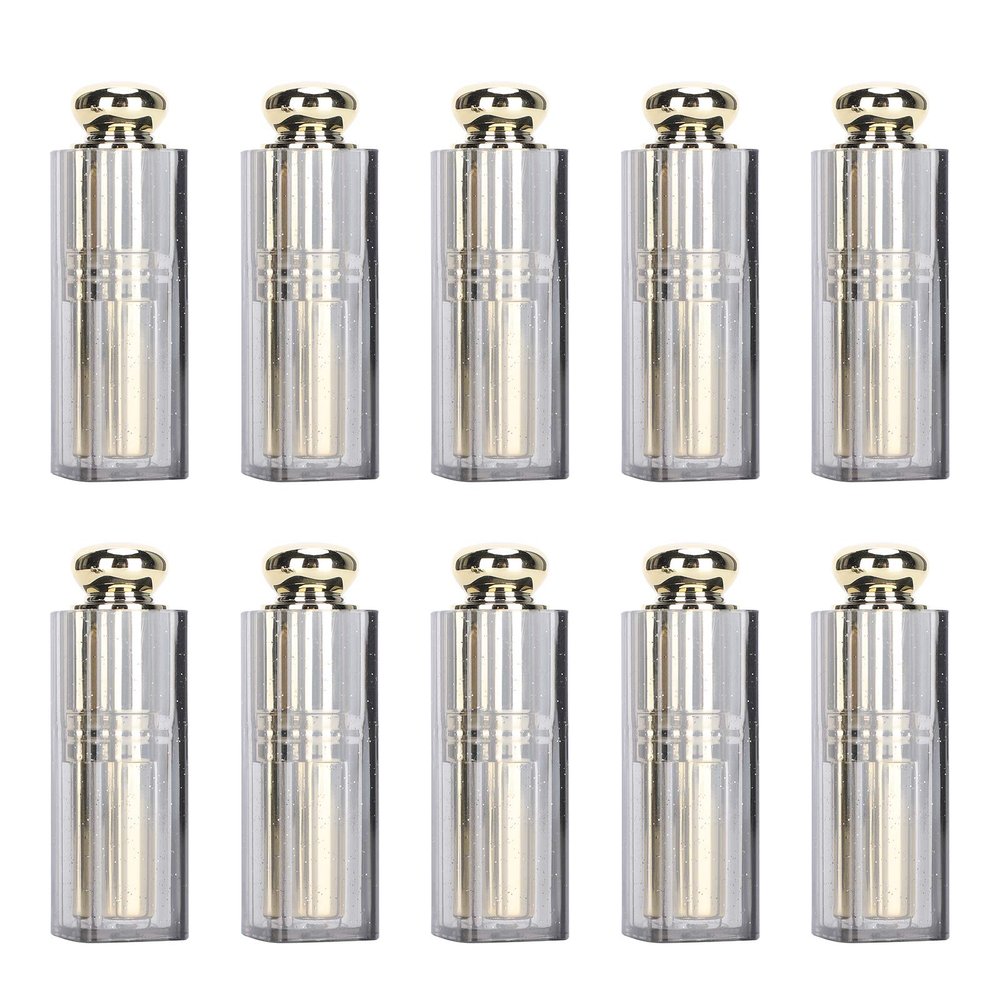 Lipstick Empty Tube, Lipstick Sample Tube DIY Lip Balm Refillable Container Packing ABS Cosmetic Tool Bottle Empty Plastic Lipstick Bottles