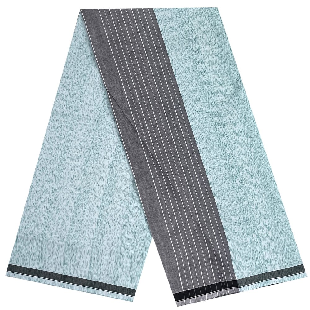 Pure Cotton Lungi For Men Comfort And Light Weight (2.05 meter) kkgreen By Indian Collectible