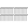 FOMIYES 100pcs Disposable Eyelash Brushes Curved Makeup Applicators for Eyebrows and Lashes Portable and Lightweight for Travel and Home Use Beauty Tool for Women view 1