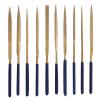 Nail Files, 10pcs Alloy Coated Grinding Grit Emery Board Manicure Tools Needle Files Set Repair Tools Nail Buffering Files Emery Boards Pedicure Tools Set view 1