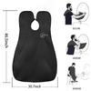 Beard Bib Apron for Men,Christmas Day Gift Beard Hair Catcher for Sink Non-Stick Beard Cape,1 Size Fits All,Grooming Accessorie Gift for Dad or Husband(Black) view 4