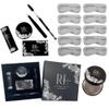 Eyebrow Stamp and Stencil Kit for Perfect Brow Shaping| Brow Stamp Kit Reusable Eyebrow Stencils Waterproof & Long-lasting view 1
