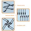 FOMIYES 200pcs Eco-friendly Makeup Brushes Eyebrow Spoolies Eyelash Makeup Disposable Tools Salon Quality Travel-friendly view 2
