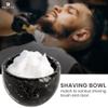 Radicaln Marble Shaving Bowl 3" Inch Black Handmade Shave Soap Holder for Men, Barber Accessories & Supplies, Luxury Stone Bowl for Shaving Cream & Aftershave Foam view 3