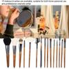15pcs Professional Walnut Handle Cosmetic Brush Eye Shadow Brush Set view 4