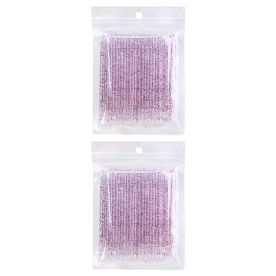 FRCOLOR Practical Eyelash Cleaning Stick 200pcs Lash for Makeup Eyebrow Brush Set