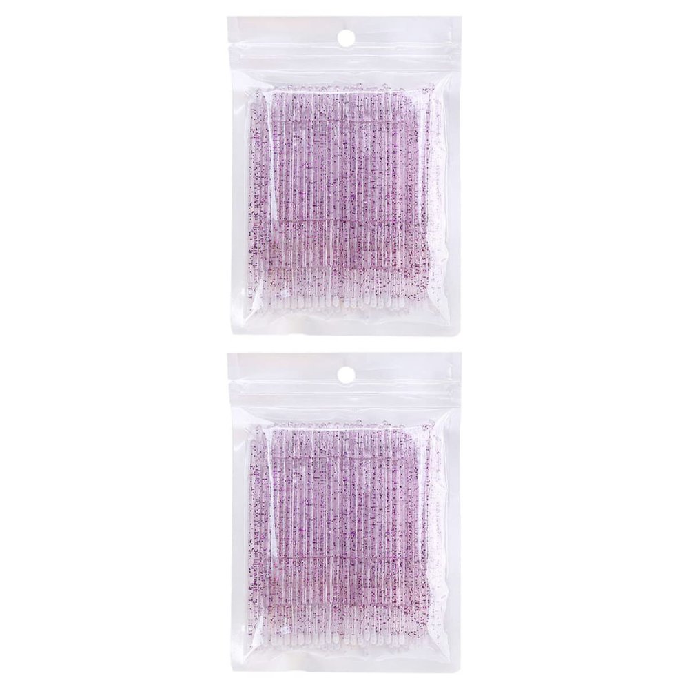 FRCOLOR Practical Eyelash Cleaning Stick 200pcs Lash for Makeup Eyebrow Brush Set