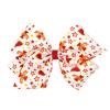 Divine Creations Girls' Collegiate Themed Game Day Logo Print Hair Bow by Wee Ones on a WeeStay Clip, Classic Grosgrain, King, Iowa State University view 1