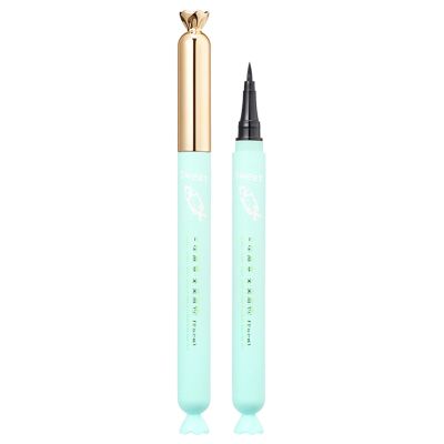 Fujiuia Quick Drying Waterproof Sweat Proof Sponge Head Eyeliner Waterproof And Long Lasting Eyeliner Makeup Set 1ml Tape for Eyeliner