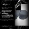 Lash Affair 3D Eye Mask for Sleeping Eyelash Extensions, Lash Protector Cupped Molded Night Sleep Mask, Contoured Mask Eye Cover, Comfortable and Lightweight, Silver view 3