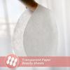 MoyRetty 300 Sheets Disposable Eye Mask-Non Woven Eye Care Cotton, Facial Eye Covers Skincare Spa Paper, Cosmetic Facial Paper Sheet Eye Nose Face Pads for Home Salon Beauty Tools view 3