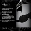 Lash Affair 3D Eye Mask for Sleeping Eyelash Extensions, Lash Protector Cupped Molded Night Sleep Mask, Contoured Mask Eye Cover, Comfortable and Lightweight, Jet Black view 3
