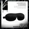 Lash Affair 3D Eye Mask for Sleeping Eyelash Extensions, Lash Protector Cupped Molded Night Sleep Mask, Contoured Mask Eye Cover, Comfortable and Lightweight, Jet Black view 4