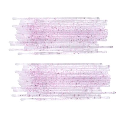 FRCOLOR 200pcs Disposable Eyelash Cleaning Swabs Practical Cotton Swabs for Eyelash Grafting and Makeup Application Short Tip Design for Easy Use and Cleanliness