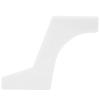 Beard Shaping Template, Home Salon Beard Styling Template Accessory for Trimming, Mustache, Goatee, Neckline and Hairline (White) view 1