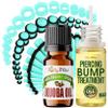 BodyJ4You 55PC Gauges Kit 14G-12mm - Aftercare Jojoba Oil, Bump Keloid Treatment Drops - Transparent Turquoise view 1