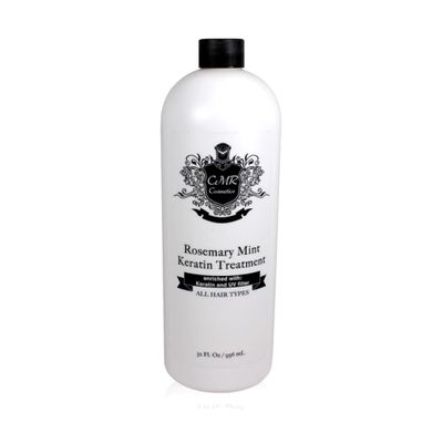 CMR Cosmetics Rosemary Mint Keratin Care - Deep Nourishment, Intense Shine, and Healthy Locks - Hair Straightening with Keratin & UV Filter, Soft Hair for All Types