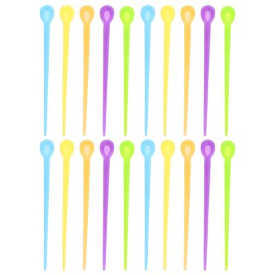 Kichvoe 180Pcs Perming Clips Hair Roller Pins Durable Plastic Curling Picks for Hair Styling Accessories Women Girls Random Color