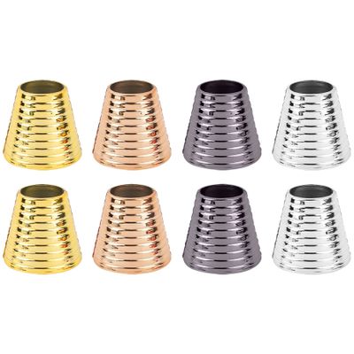 AUEAR, 8 Pack Ponytail Cover Cuff with Teeth Plastic Hair Rings Cuffs Holder for Women