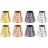AUEAR, 8 Pack Ponytail Cover Cuff with Teeth Plastic Hair Rings Cuffs Holder for Women view 1