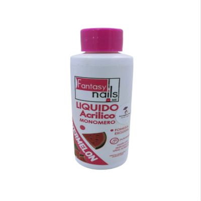 Fantasy Nails Liquid Monomer 4oz Watermelon Scent, purple