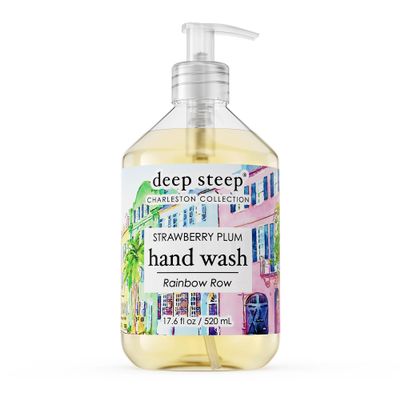 Deep Steep Liquid Hand Wash, 17.6 Ounces (Strawberry Plum)