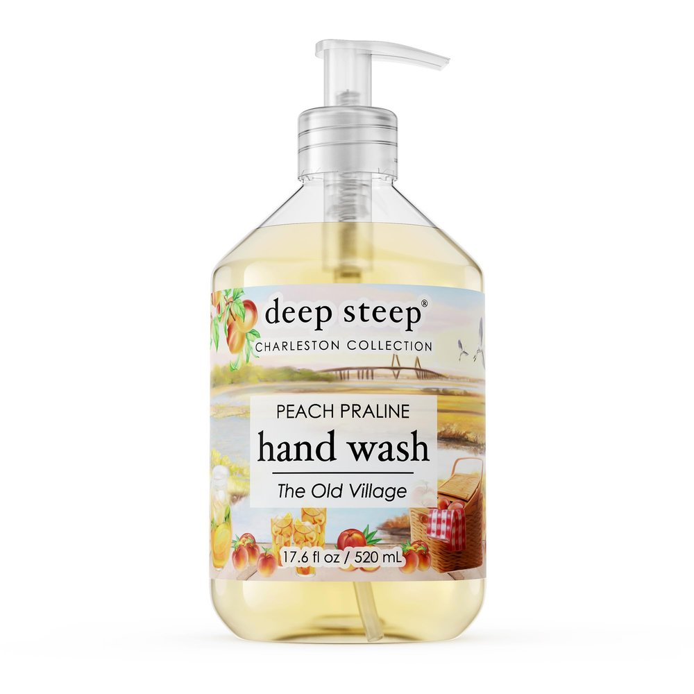 Deep Steep Liquid Hand Wash, 17.6 Ounces (Peach Praline)