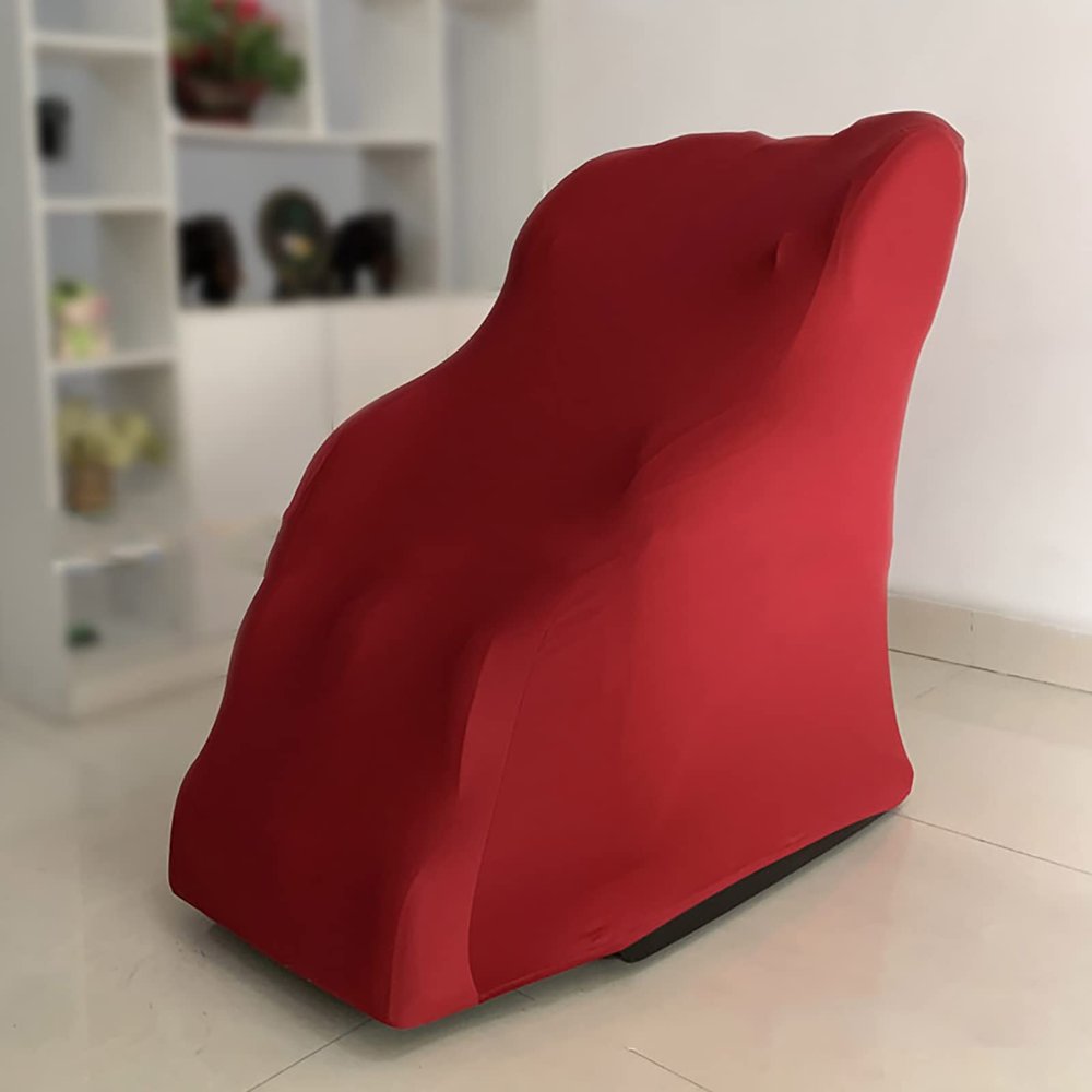 EYHOME Massage Chair Cover,Full Body Shiatsu Massage Chair Cover,Universal Stretch Recliner Chair slipcover,Waterproof Massage Chair Protector Cover,Red,M