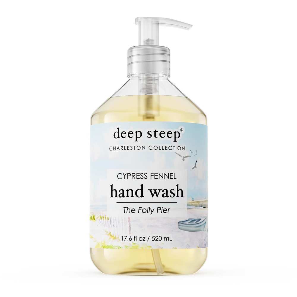 Deep Steep Liquid Hand Wash, 17.6 Ounces (Cypress Fennel)