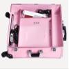 Rolling Makeup Artist Train Box with Lights Station Trolley Studio Wheeled view 4