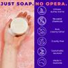 Oz Vibes Bundle Par Soap Pucks, Includes Berrylicious, Sea. Salt. Suds., Wasabi Pear, Made with Organic Shea Butter, Pure Plant Oils, Triple Milled Bars, All Skin Types, 4.2 oz Each - Pack of 3 view 2