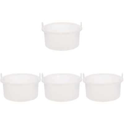 FRCOLOR 4pcs Silicone Wax Bean Melting Bowl Nonstick - Inner Pot for Hair Removal Wax Melting Tool Essential Accessory for Heater
