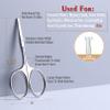 YOUYISI 3.75" Round Tip Safe Mini Pubic Hair Scissors For Women, Small Personal Beauty Vaginial Grooming Trimming Bikini Scissors (Pink) view 2