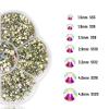 3150Pcs ss4-ss20 Rhinestones,Clear ab Diamond Nails Stone+Transparant White Nail Gems,Small Round Flatback Rhinestones for Crafts/Makeup,Stones for Nail Art With Wax Pen and Tweezer, HINABTRU view 3