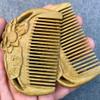 OSALADI 2pcs Green Sandalwood Hair Combs Scalp Massage Thick Thin Rough Hair Natural Texture Smooth Handle view 3