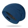 OLESILK Mulberry Silk Bonnet for Men, Mens Bonnet for Curly Hair, 100% Real Silk Hair Bonnet for Sleeping, Night Cap for Frizzy, RoyalBlue view 1