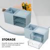 Zerodeko Bathroom Makeup Organizer Multi-functional Storage Case for Home Office Desktop Cosmetic Holder Capacity for Toiletries Sundries and Accessories view 2