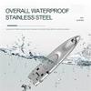 0.2 Inches Ultra-Thin Portable Nail Clippers, Stainless Steel Nail Clippers for Thick Nails for Men and Women, Nail Tools (Black+Silver), 1.0 Count view 4
