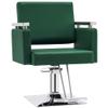BarberPub Classic Hydraulic Barber Chair Styling Salon Chair for Hair Stylist Beauty Spa Equipment 8808 (Green) view 1