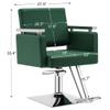 BarberPub Classic Hydraulic Barber Chair Styling Salon Chair for Hair Stylist Beauty Spa Equipment 8808 (Green) view 2