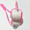 cn herb Double wheel facial massager clip face thin face roller massage face massager view 2