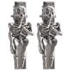 2pcs Skull Bb Clip Halloween Skull Hair Barrettes Bone Hair Clip Gothic Accessories Halloween Skeleton Horror Goth s view 1