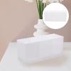 minkissy Makeup Brush Holder Organizer Stylish Desktop Storage Box for Cosmetics Pens and Sundries Versatile Three-compartment Design for Bathroom Living Room and Office Use view 2