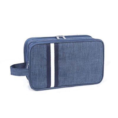 XIXIDIAN Toiletry Bag for Men, Travel Toiletry Organizer Water-Resistant Small Large Shaving Bag for Toiletries Accessories Cosmetic Bags (Color : Blue, Size : 27 * 11 * 17cm)
