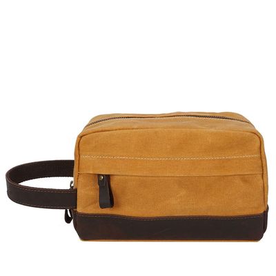 XIXIDIAN Toiletry Bag Hanging for Men Water Resistant Canvas Shaving Bag with Large Capacity for Travel (Color : B, Size : 24 * 9.5 * 14cm)