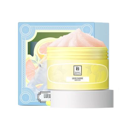 BUNNY DULCEA Grapefruit Body Scrub Antioxidant Actives Accelerate Skin Metabolism Repair Barriers Improve Skin Stability