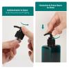 Segbeauty Refillable Soap Dispenser, 4 Pack 6.8oz Plastic Square Press Pump Bottles, 200ml Empty Travel Containers Lotion Cosmetic Bottle Set for Hand Wash Shampoo Conditioner Shower Gel Essential Oil view 4