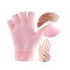 Moisturizing Gloves and Socks Set, Cold Therapy Gel Lining Spa Fingerless Moisturizing Gloves and Heel Socks, Care Moisturizer Gloves Heel Socks, Soften Repairing for Hard Rough Cracked Dry Dead Skin view 3