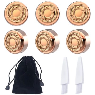 6PCS LinMei Replacement Heads Compatible for GEN 2 Finishing Touch Flawless Women's Painless Hair Remover