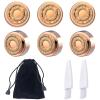 6PCS LinMei Replacement Heads Compatible for GEN 2 Finishing Touch Flawless Women's Painless Hair Remover view 1